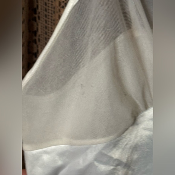 VTG Vandamere Sheer White Chemise - Picture 5 of 8